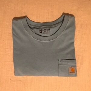 Carhartt Light Blue Crew Neck Tee